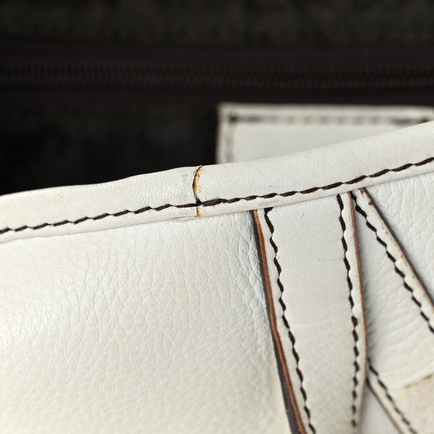 Christian Dior Calfskin Saddle Bag White 19 of 27