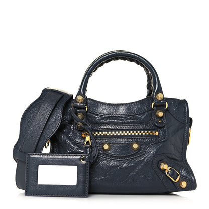 Balenciaga Agneau Giant 12 Gold Hardware Mini City Gris Fossile 1 of 11