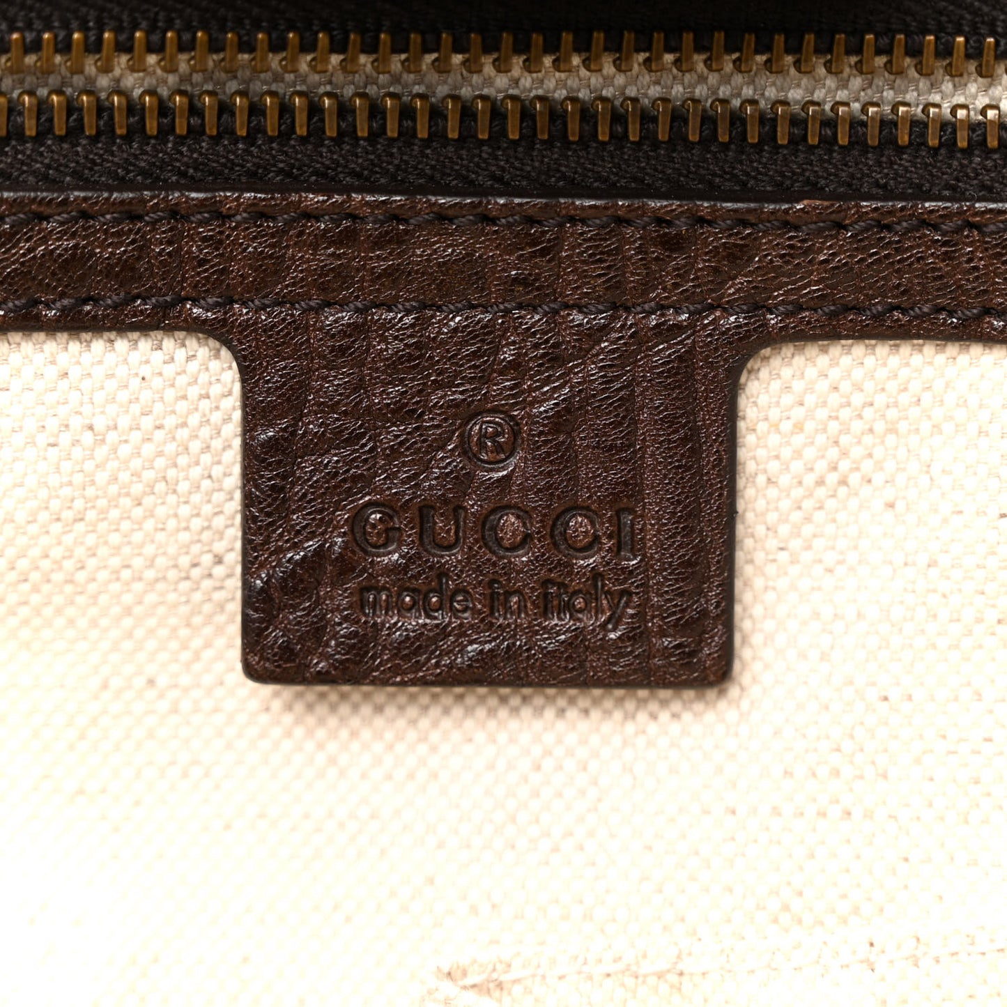 Monogram Medium GG Running Tote Dark Brown