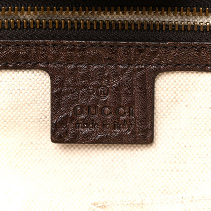 Gucci Monogram Medium GG Running Tote Dark Brown 6 of 12