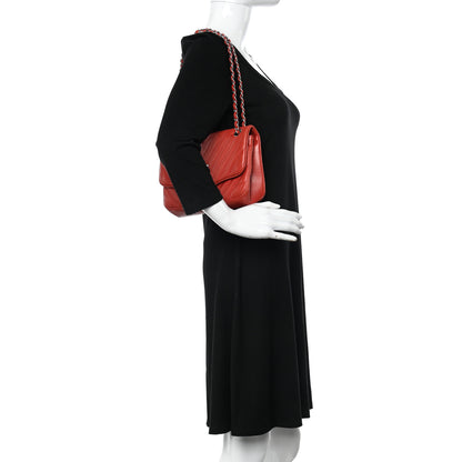 Chanel Lambskin Chevron Medium Leo Lion Flap Red 2 of 10