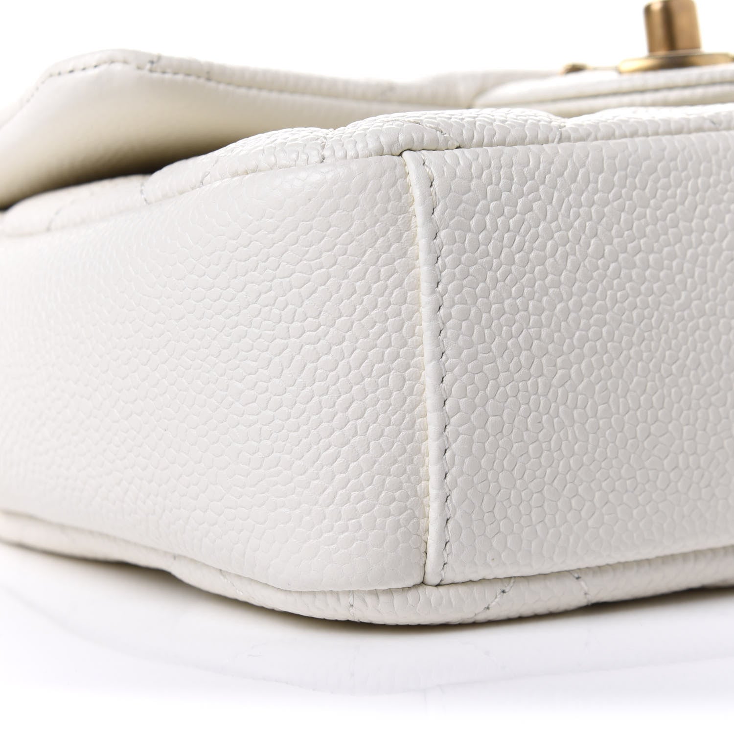 Chanel Caviar Quilted Mini Chain Soul Flap White 16 of 22