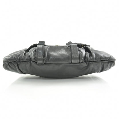 Saint Laurent Chevre Mala Mala Horn Bag Black 5 of 8