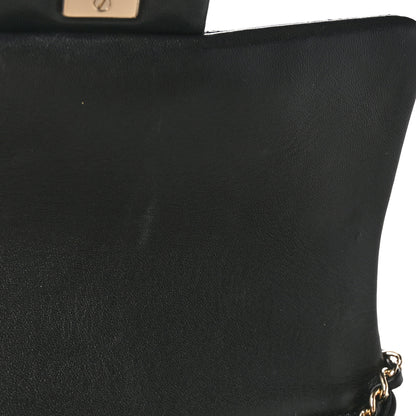 Chanel Lambskin Quilted Mini Top Handle Rectangular Flap Black 12 of 13