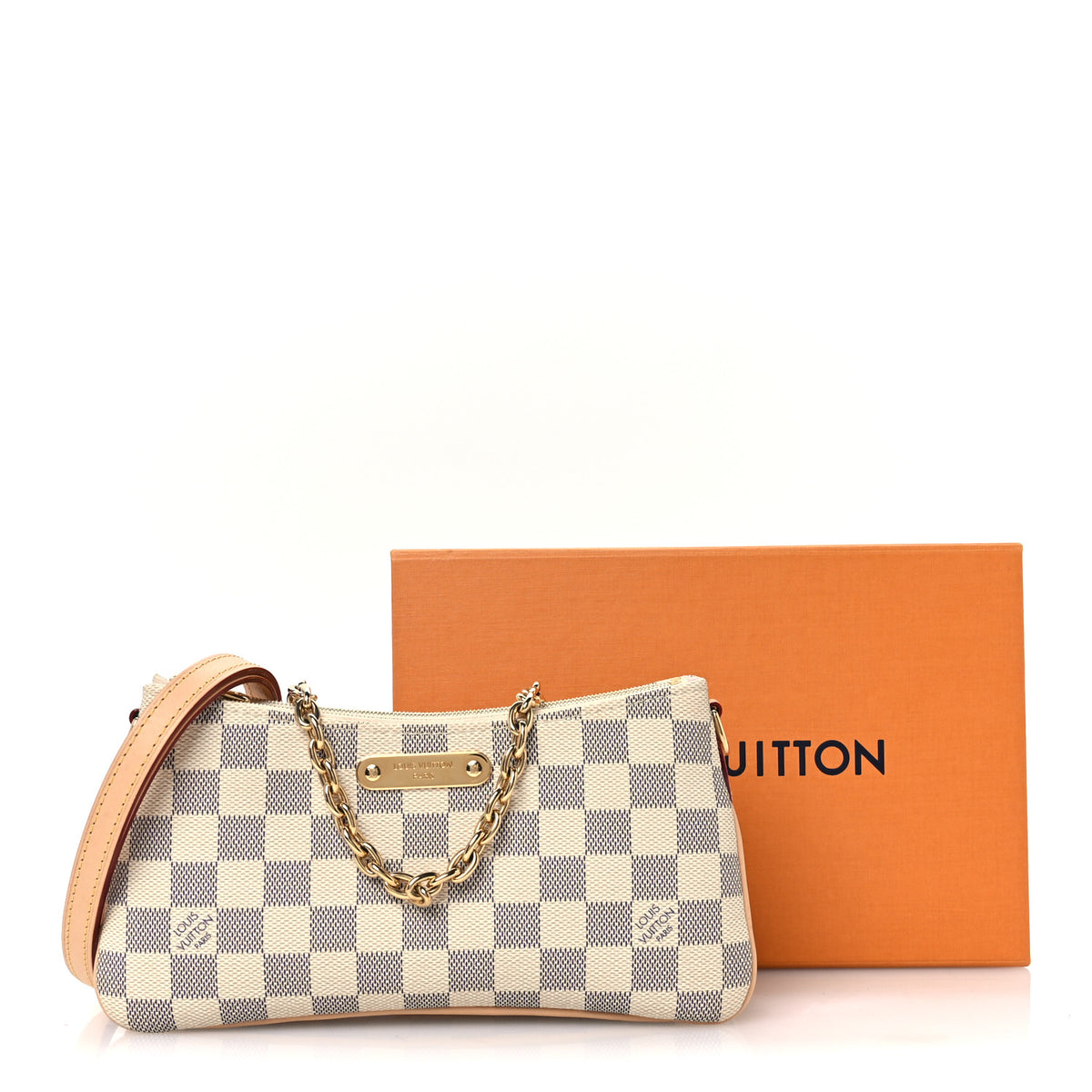 Louis Vuitton Damier Azur Liv Pochette 12 of 12