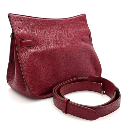 Hermes Taurillon Clemence Jypsiere 28 Rubis 3 of 10