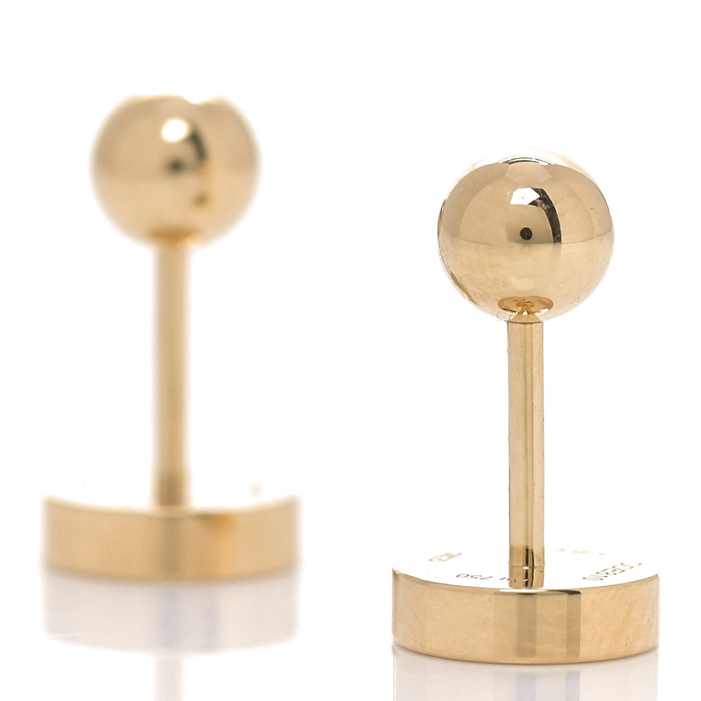 18K Yellow Gold LOVE Earrings