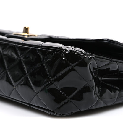 Chanel Patent Quilted Medium Double Flap Black 10 of 10