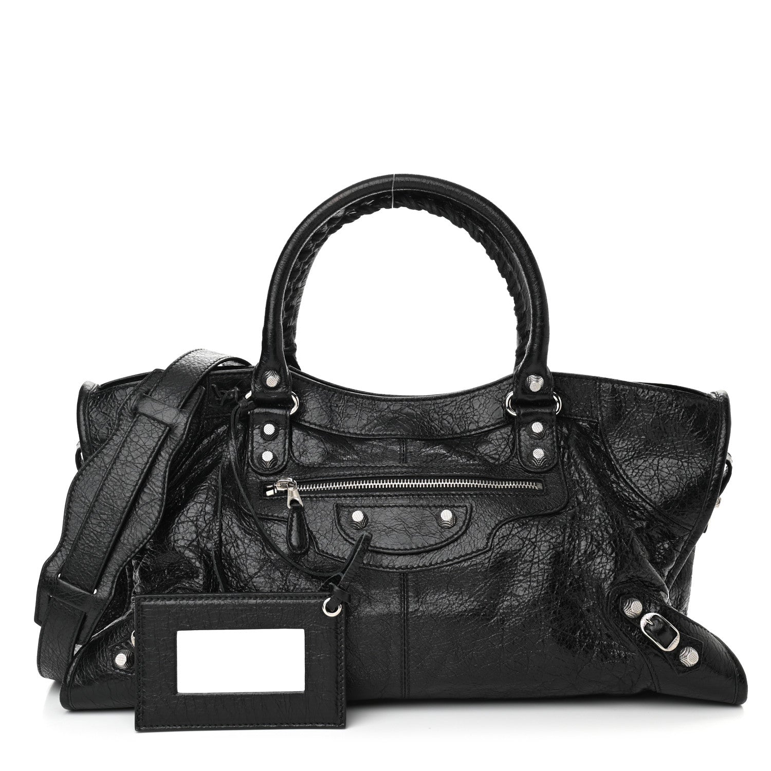 Balenciaga Agneau Giant 12 Silver Hardware Part Time Black 1 of 10
