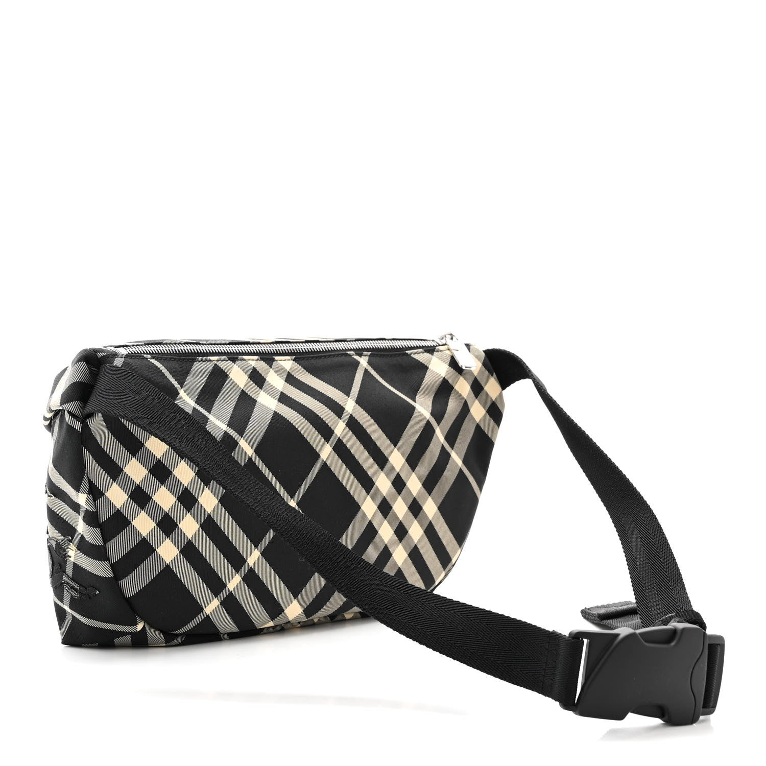 Burberry Check Essential Belt Bag Black Calico 3 of 9