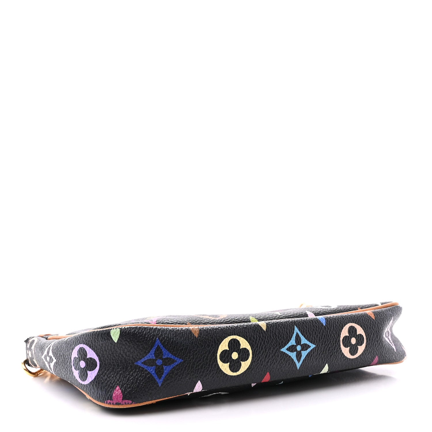 Louis Vuitton LOUIS VUITTON Monogram Multicolor Pochette Accessories Black 4 of 15