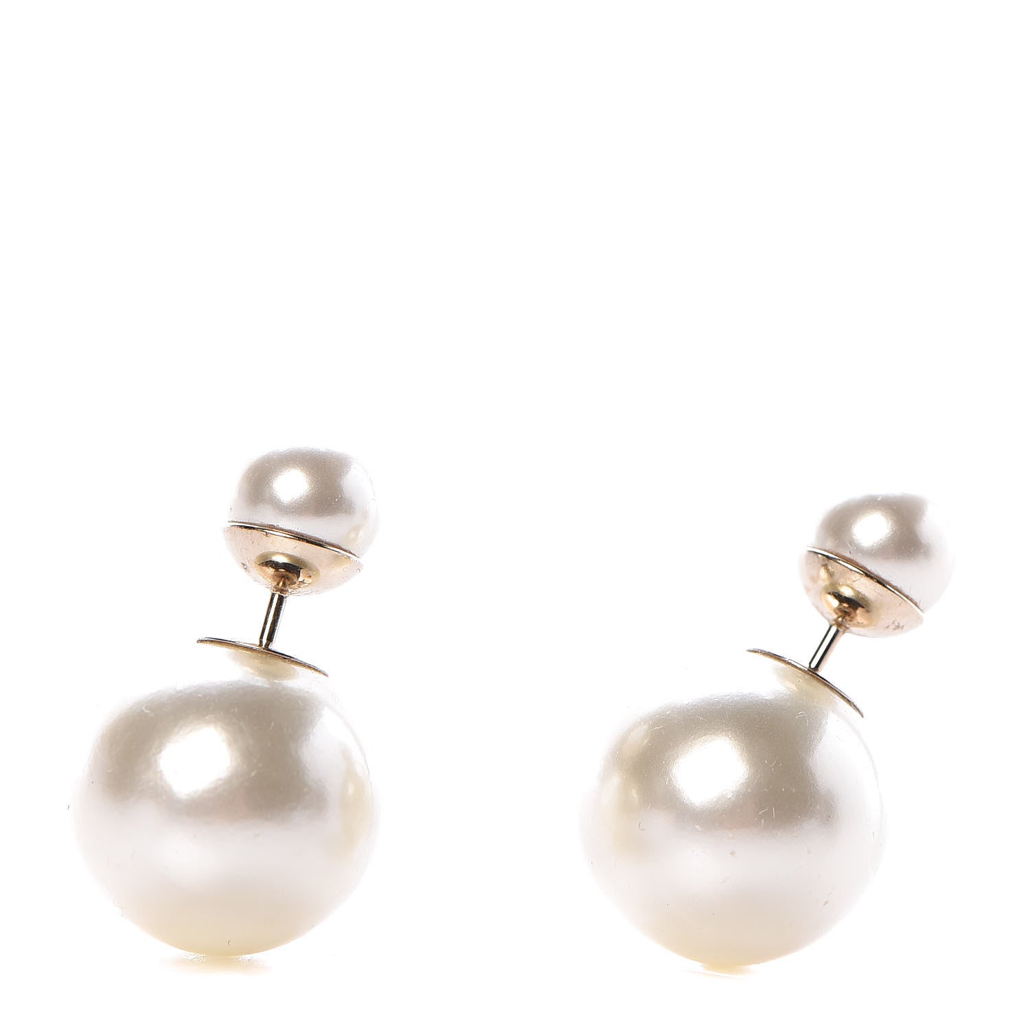 Christian Dior Pearl Mise En Dior Tribal Earrings 1 of 5