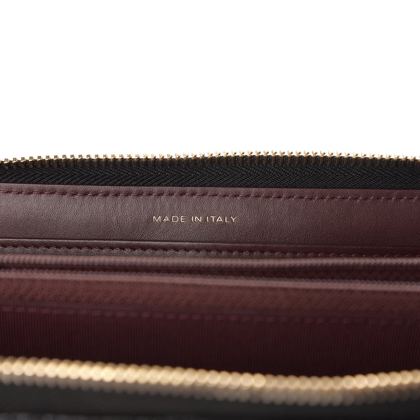 Caviar Quilted Large Gusset Zip Around Wallet Black