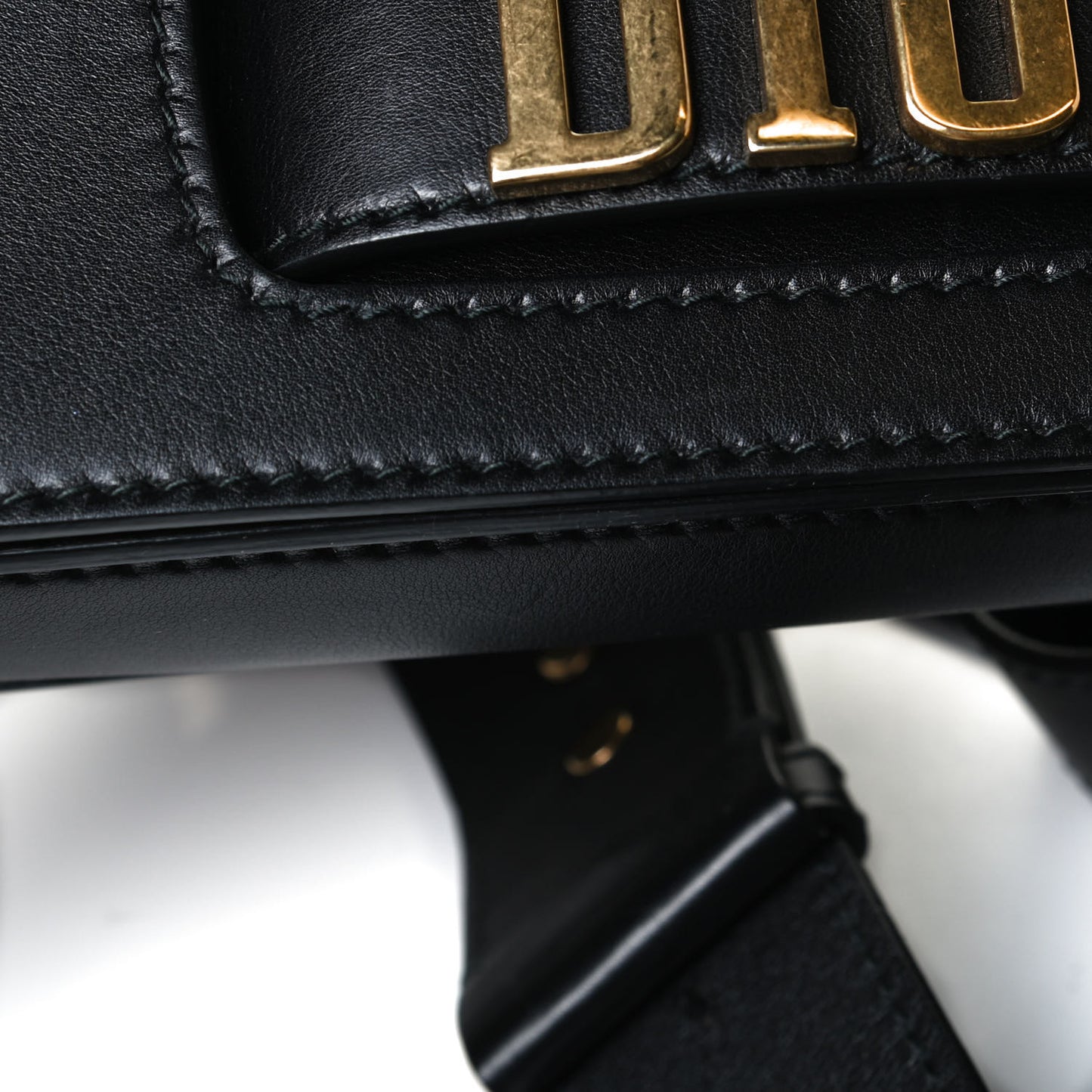 Smooth Calfskin Dio(r)evolution Flap Bag Black