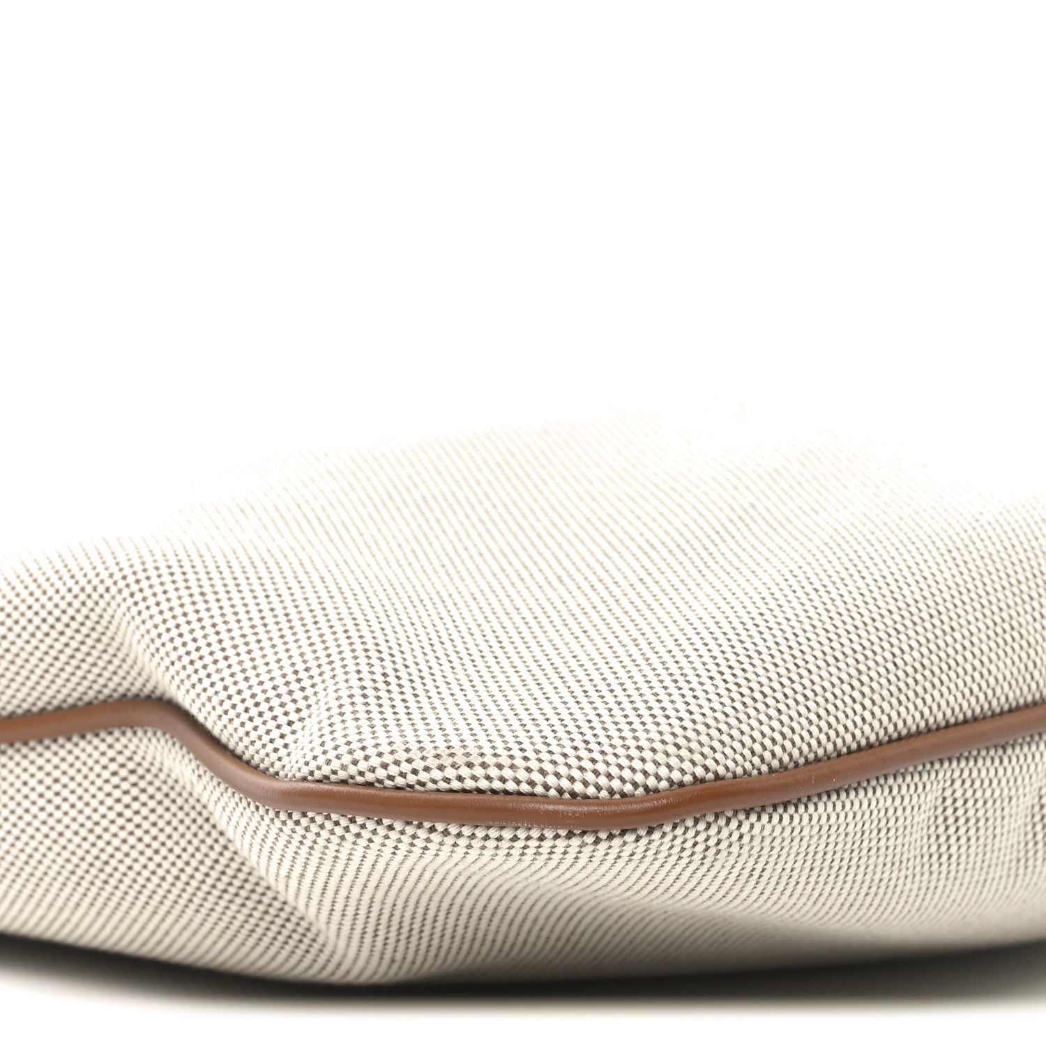 Miu Miu Canvas Ivy Bag Beige Brandy 8 of 9