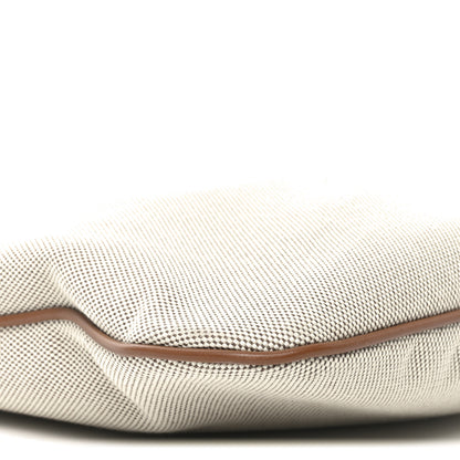 Miu Miu Canvas Ivy Bag Beige Brandy 8 of 9
