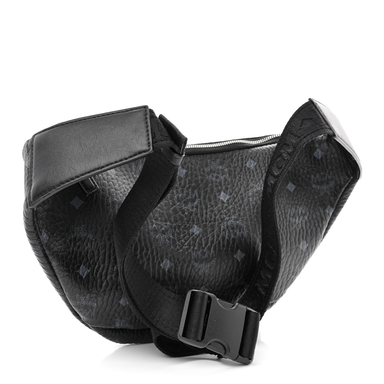 MCM Visetos Stark Belt Bag Black 3 of 11