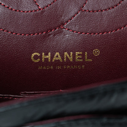 Chanel Aged Calfskin Quilted 2.55 Reissue 225 Flap Black 11 of 19