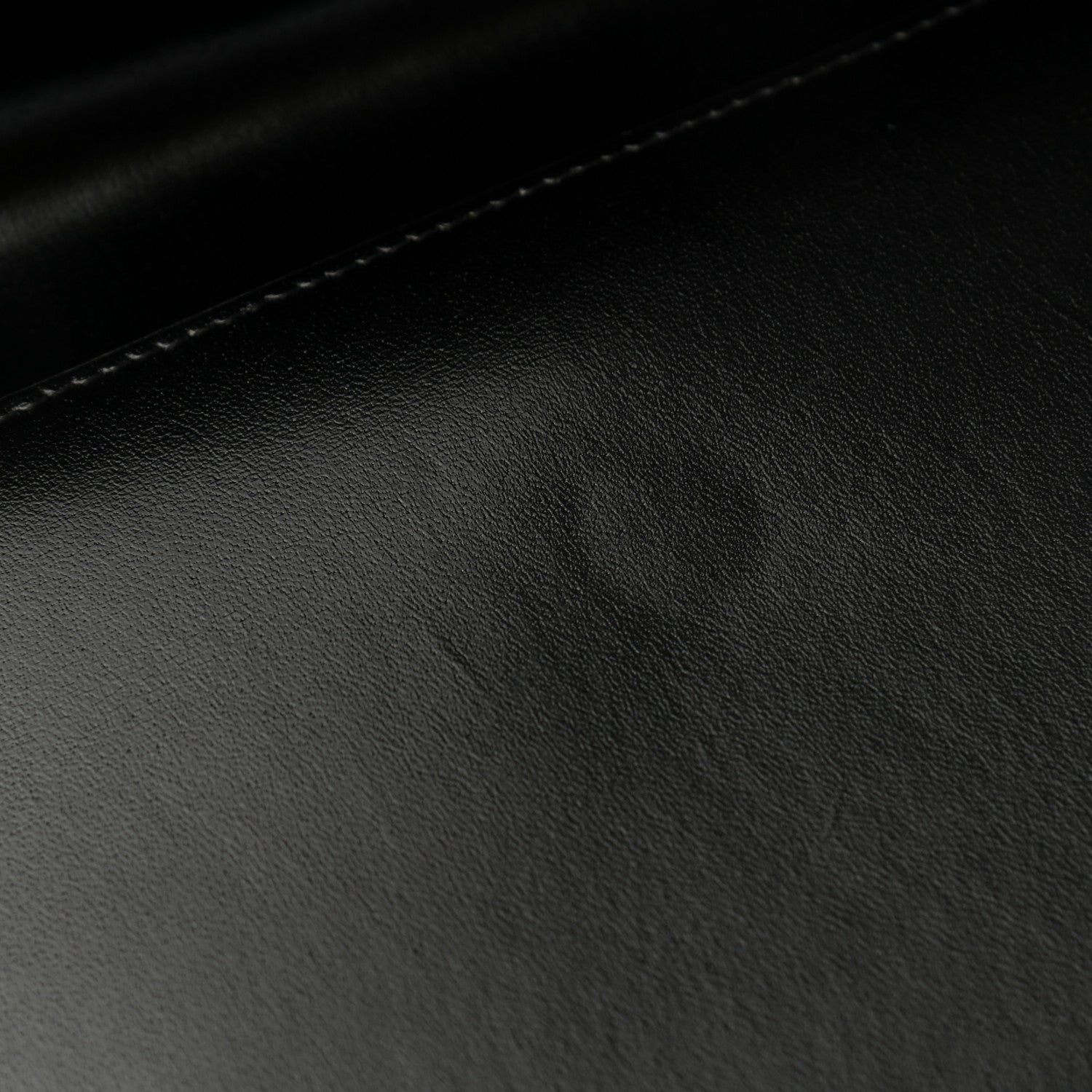 Saint Laurent Smooth Shiny Calfskin Monogram Uptown Pouch Black 9 of 10