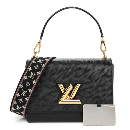 Louis Vuitton Epi Monogram Flower Twist MM Black 1 of 13