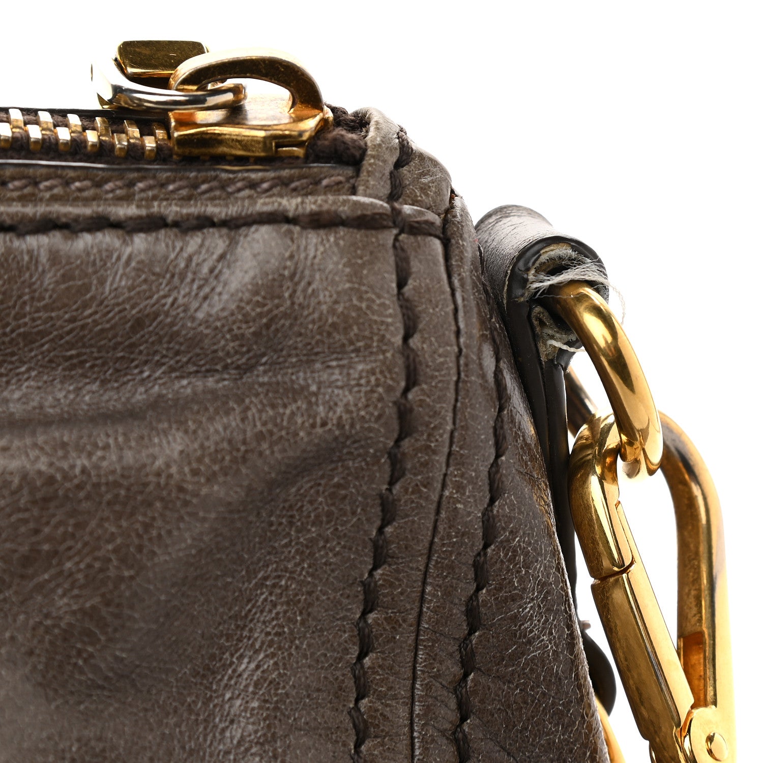 Prada Vitello Shine Shopping Satchel Bambu 12 of 15