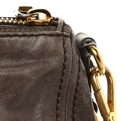 Prada Vitello Shine Shopping Satchel Bambu 12 of 15