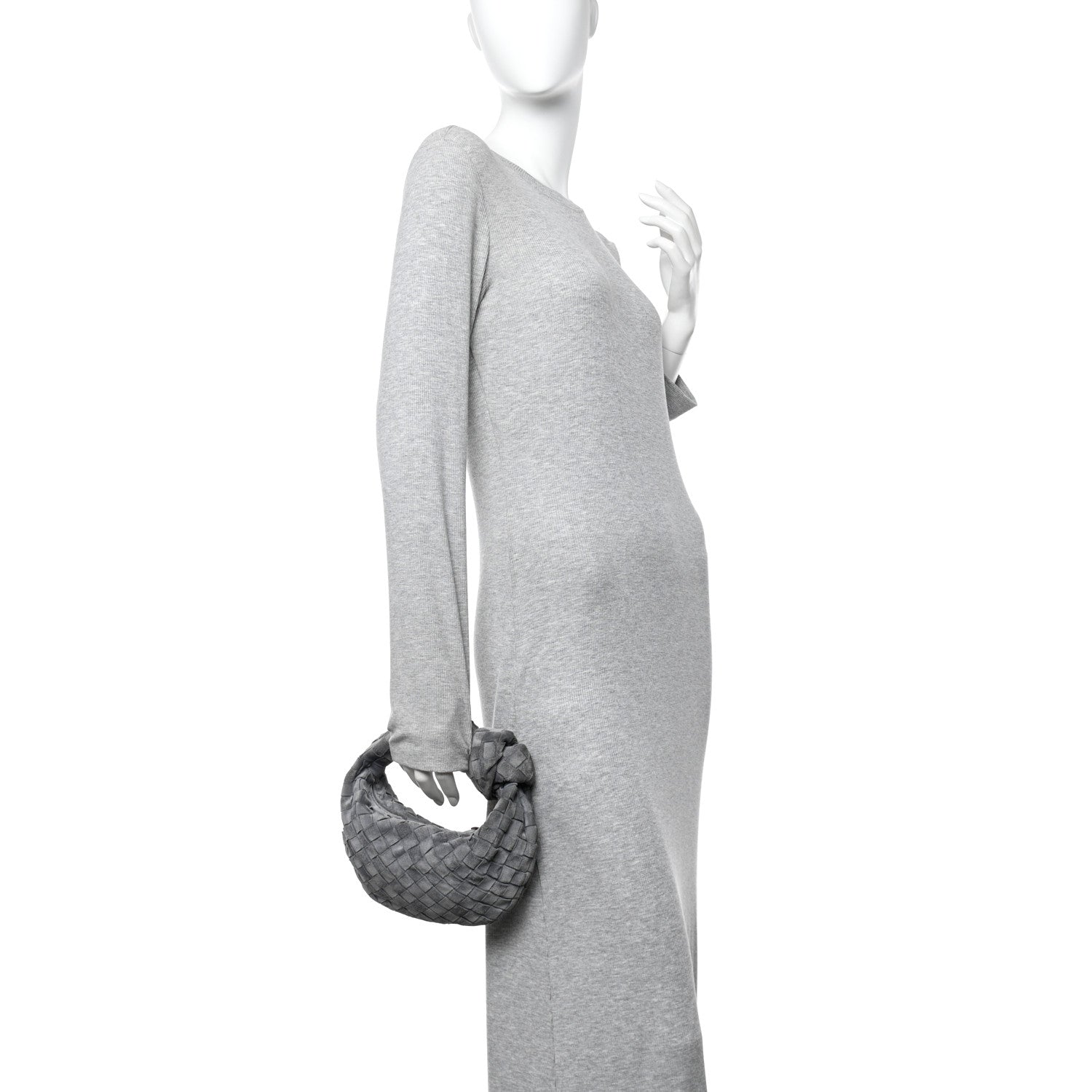 Bottega Veneta Suede Intrecciato Mini Jodie Thunder 2 of 11