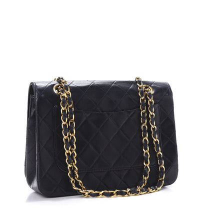 Chanel Lambskin Quilted Small Single Flap Navy 3 of 11