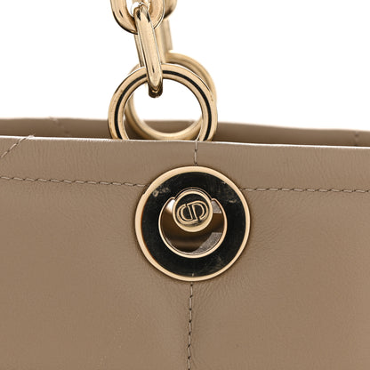Christian Dior Calfskin Archicannage Medium Essential Tote Beige 11 of 14