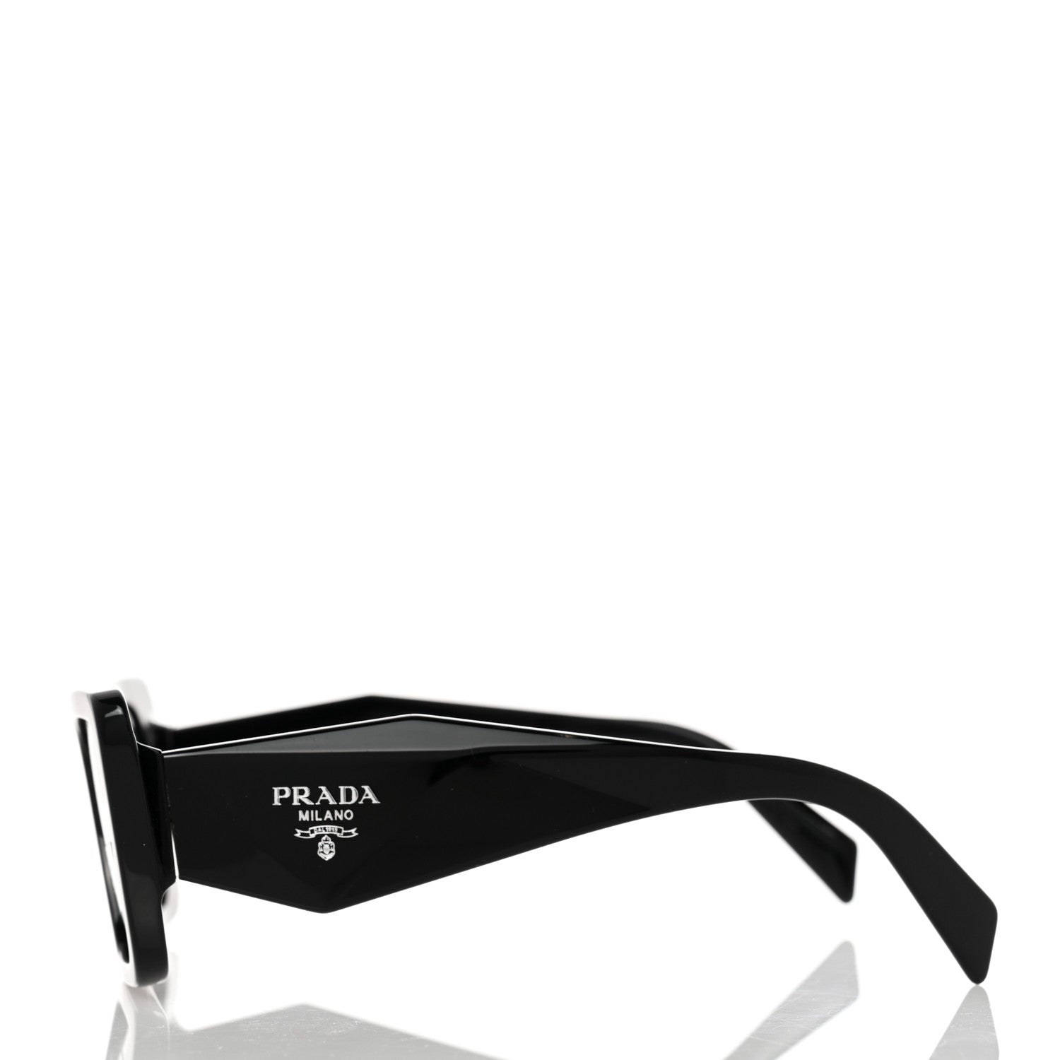 Prada Acetate Symbole Sunglasses SPR 08Y Black 3 of 8