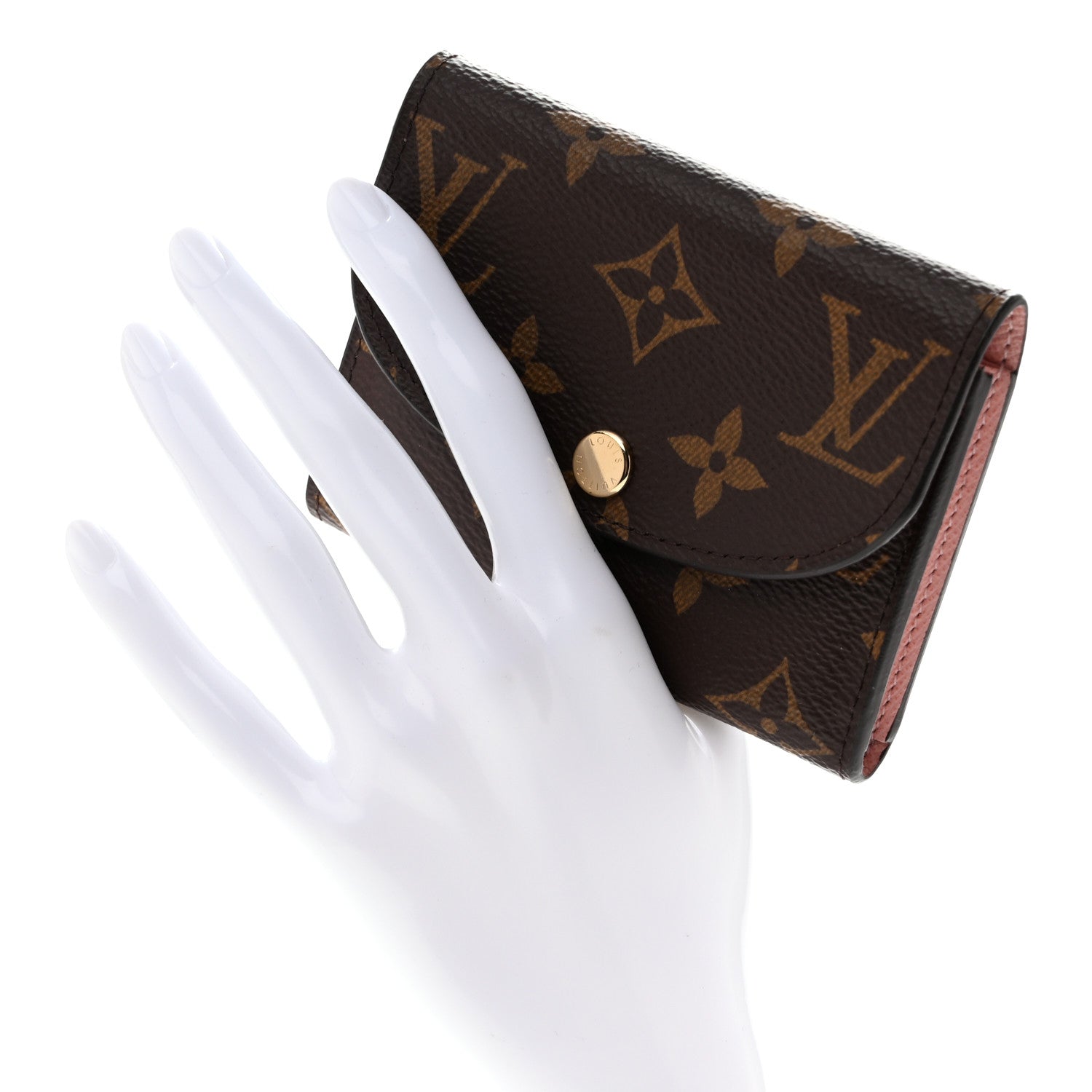 Louis Vuitton Monogram Rosalie Coin Purse Rose Ballerine 2 of 7