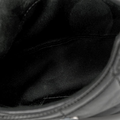 Saint Laurent Lambskin Monogram Loulou Puffer Pouch Clutch Black 7 of 7