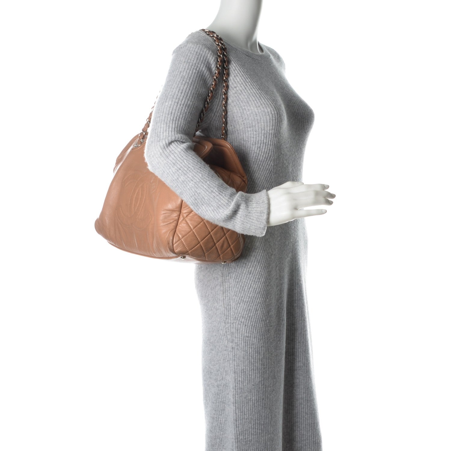 Chanel Lambskin Timeless CC Tote Beige 2 of 27