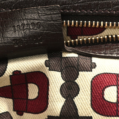 Gucci Monogram Medium Jolicoeur Tote Dark Brown 7 of 10