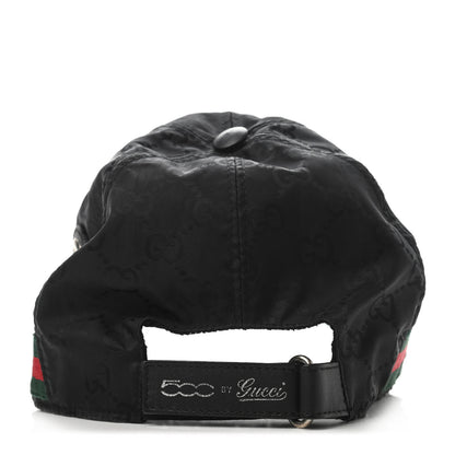 Gucci Monogram Web 500 by Gucci Baseball Hat L Black 4 of 4
