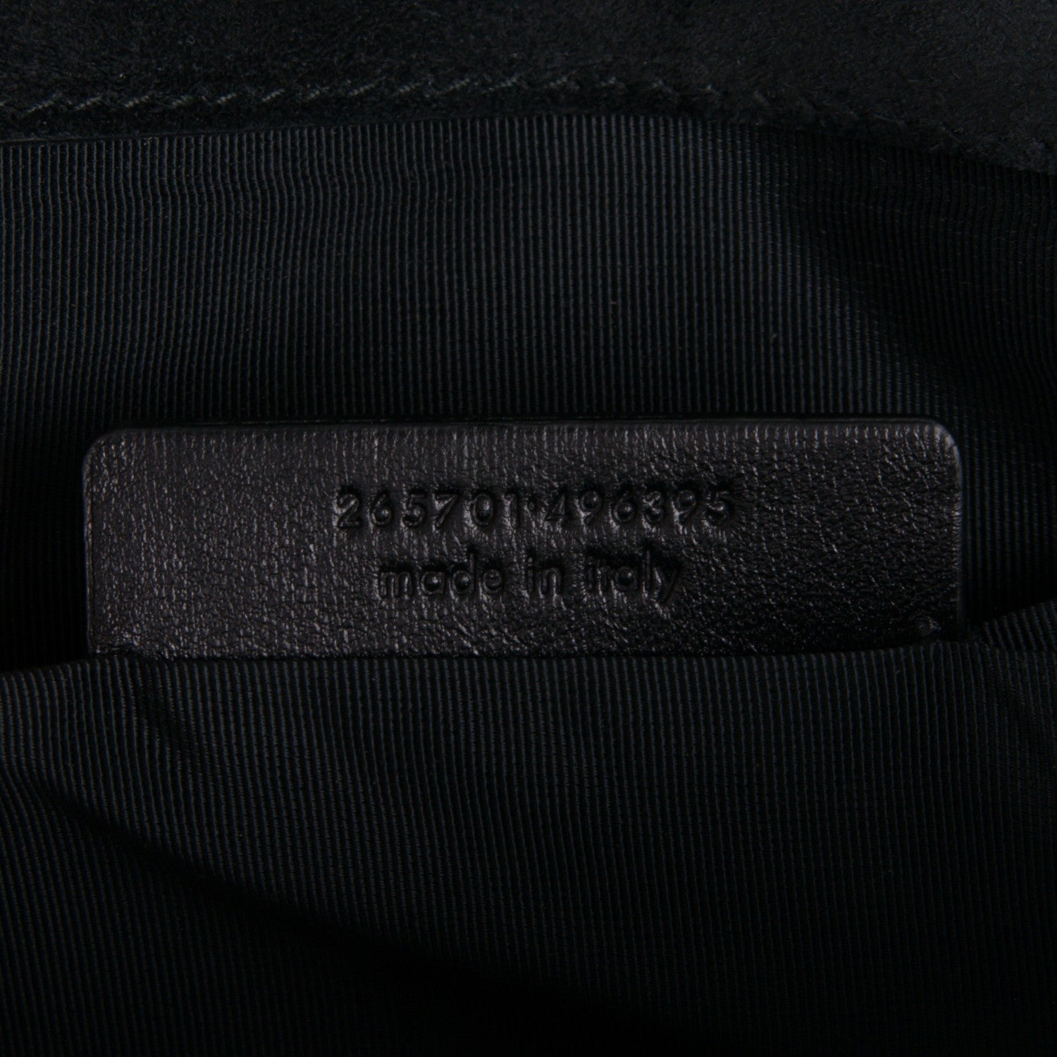 Saint Laurent Textured Patent Classic Y Ligne Clutch Black 7 of 7