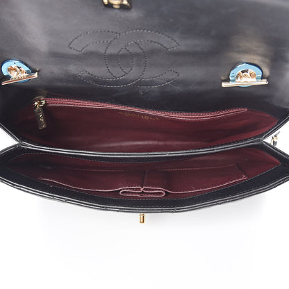 Chanel Lambskin Quilted Medium Trendy CC Flap Black 5 of 15