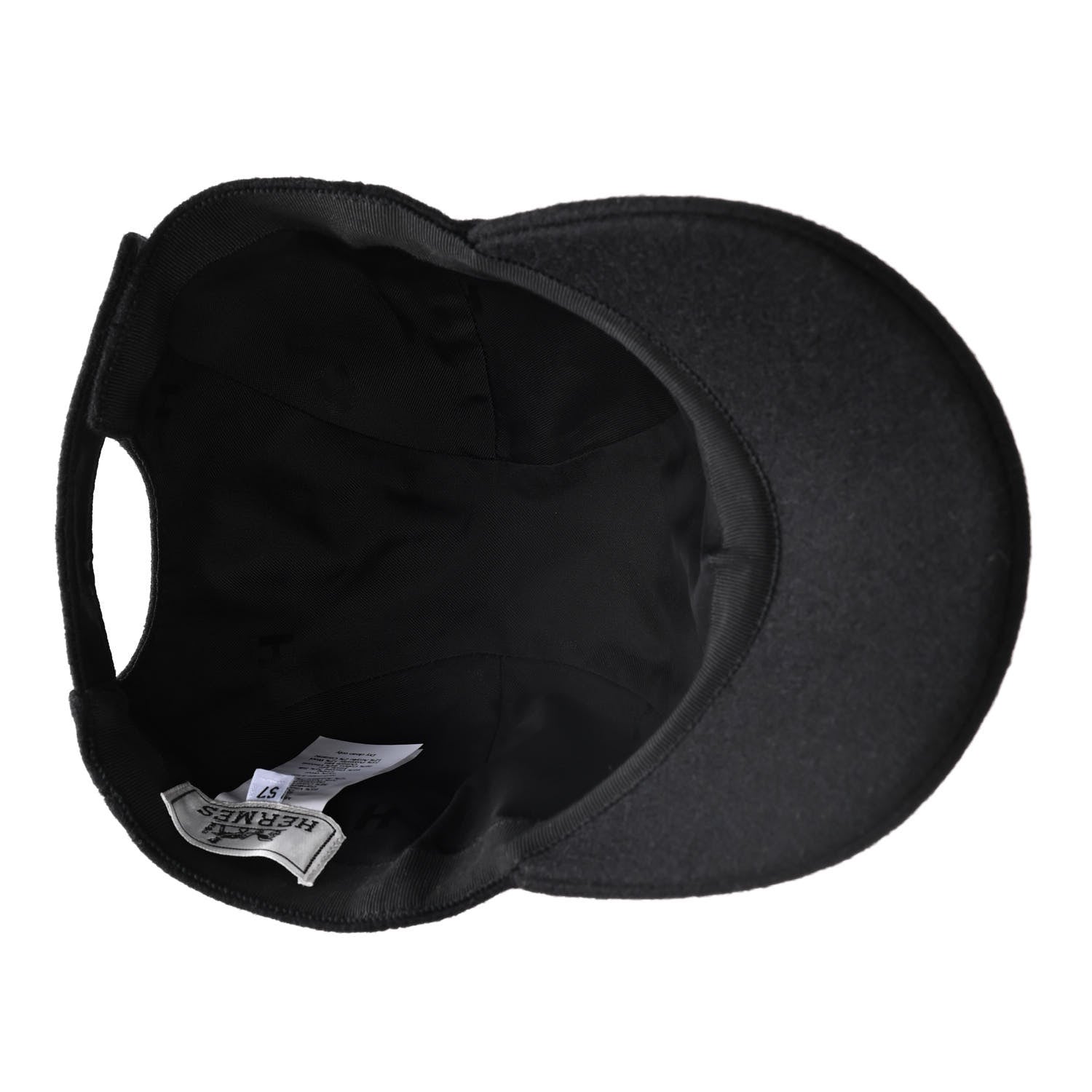 Hermes Wool Davis Varsity Cap 57 Black 4 of 7