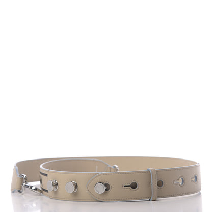 Fendi Vitello Century Logo Lines Strap You Nuvola Black 6 of 7