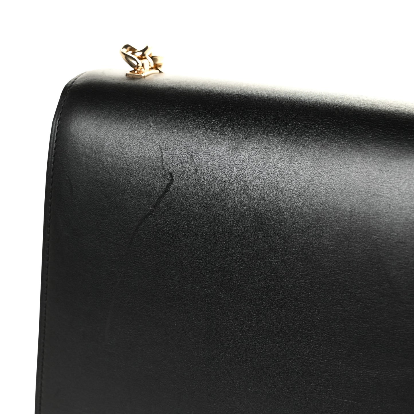 Smooth Calfskin Large Case Black