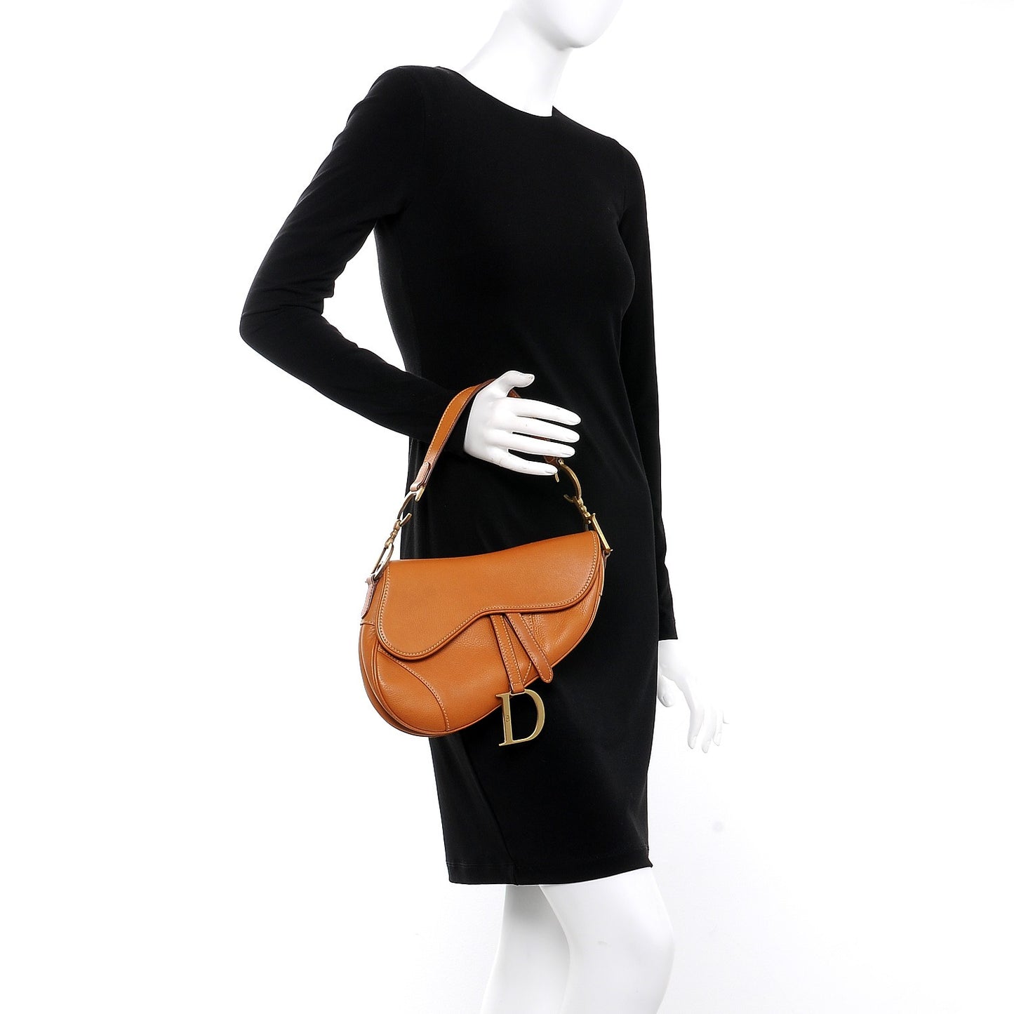 Calfskin Saddle Bag Tan