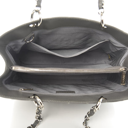 Chanel Caviar Quilted Grand Shopping Tote GST Grey 5 of 10