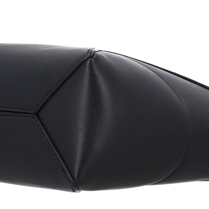 Loewe Shiny Calfskin Mini Puzzle Fold Tote Black 9 of 9