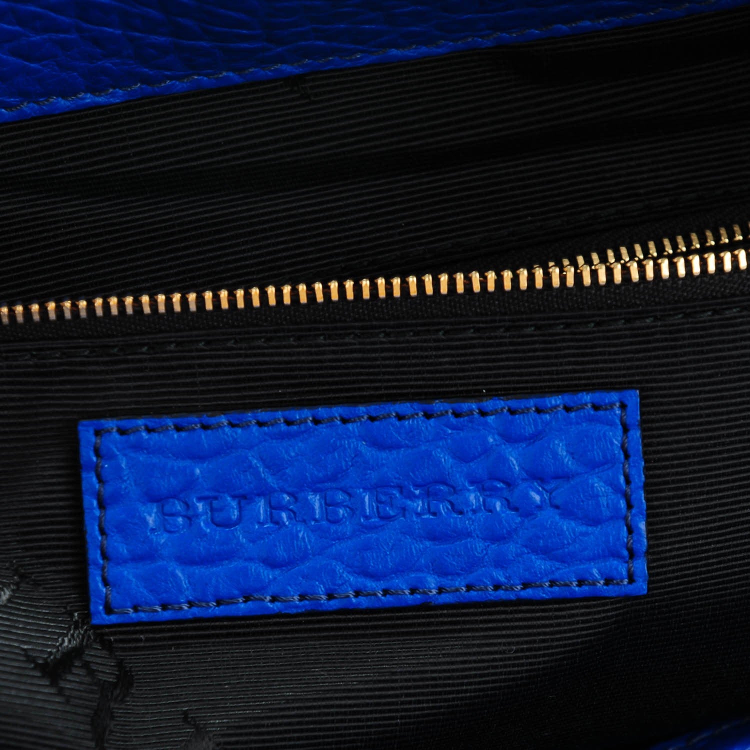 Burberry Heritage Grain Medium Dewsbury Tote Blue 6 of 8