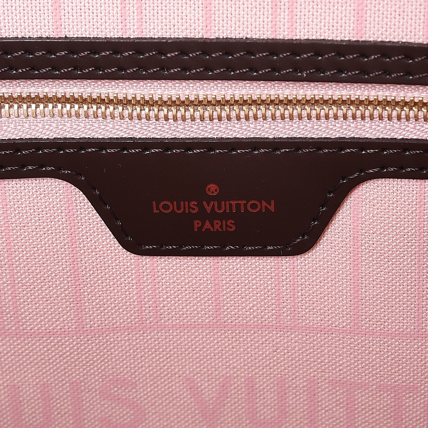 Louis Vuitton Damier Ebene Neo Neverfull MM Rose Ballerine 7 of 9