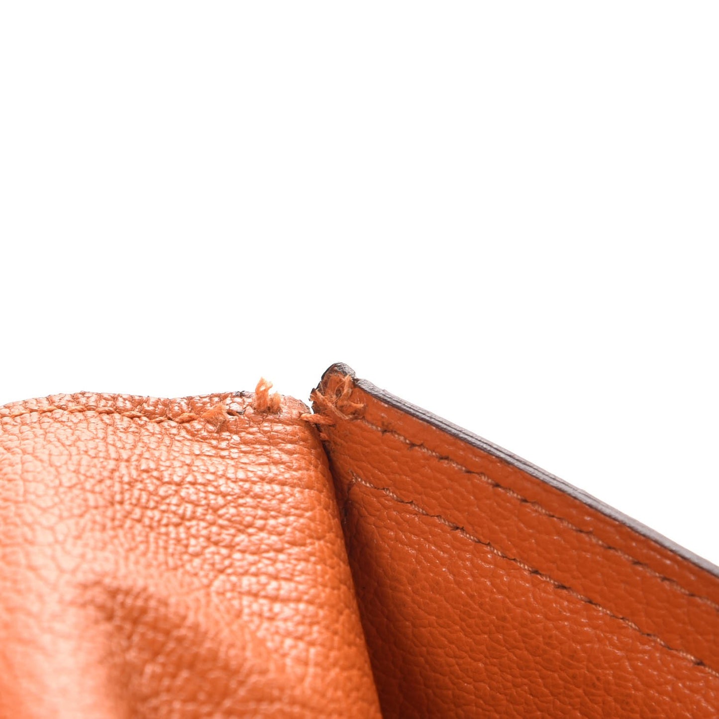 Ostrich Bearn Gusset Wallet Orange