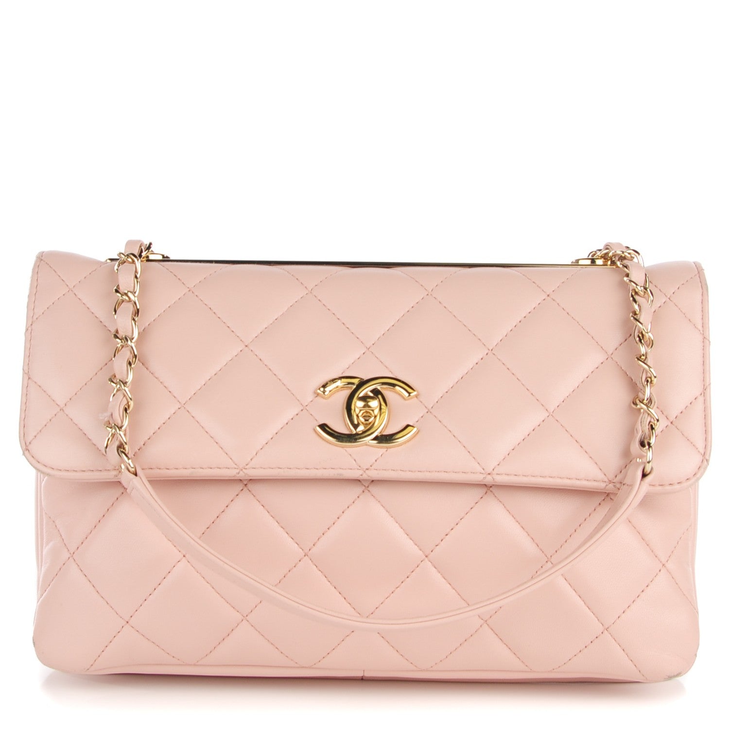 Chanel Lambskin Quilted Trendy CC Flap Pink 1 of 16