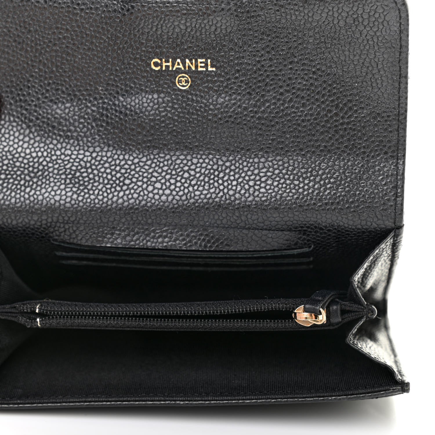 Chanel Caviar Quilted Medium Flap Wallet Black 5 of 8