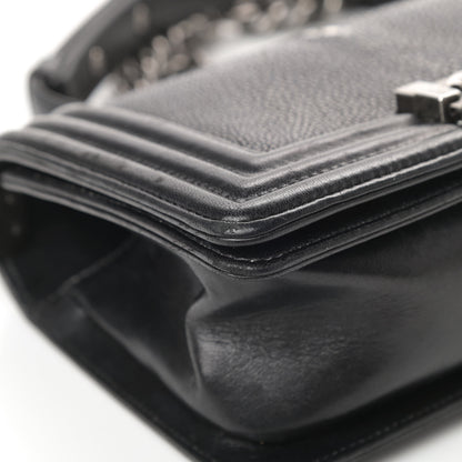 Chanel Galuchat Stingray Small Boy Flap Black 9 of 17