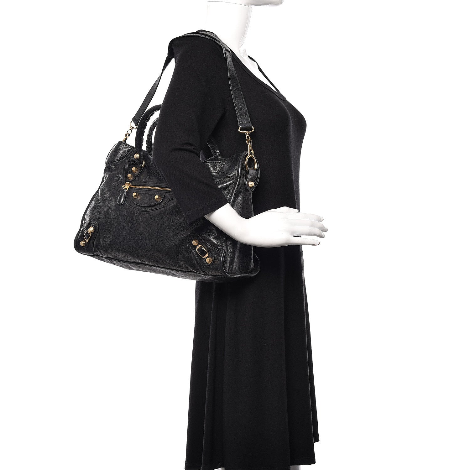 Balenciaga Agneau Giant 12 Gold Hardware City Black 2 of 10